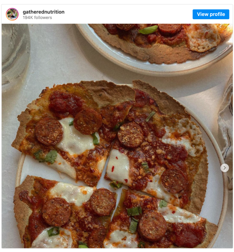 gathered nutrition sample